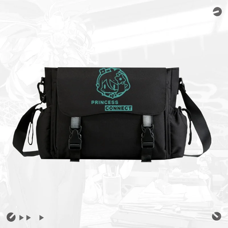 

Anime Princess Connect ReDive Kyaru Crossbody Casual Bags School Bag Unisex Messenger Bag Fashion Shoulder Bag