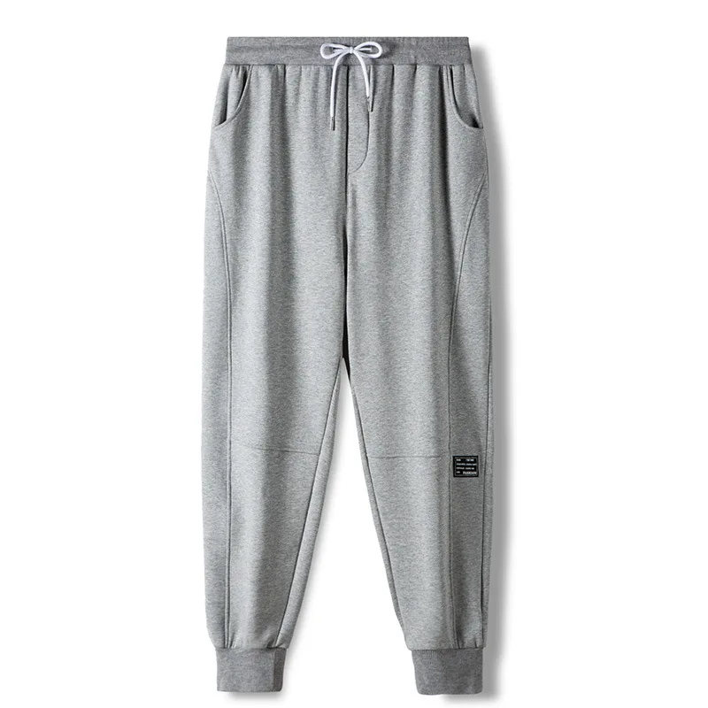 

Summer quarter sweatpants men's loose large casual Leggings stitching knitted pants trendy brand 70 cotton pants men's pants
