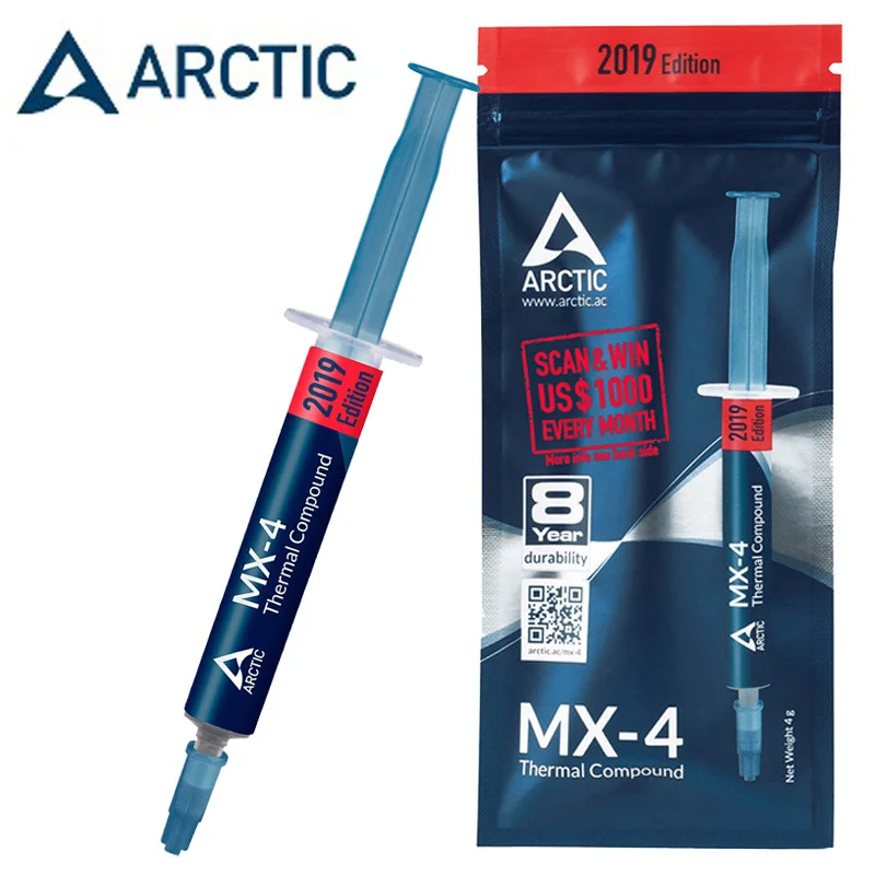 ARCTIC MX-4 термопаста Для кулеров теплоотвод паста термопаста VGA штукатурка для радиатора высокая прочность для cpu GPU