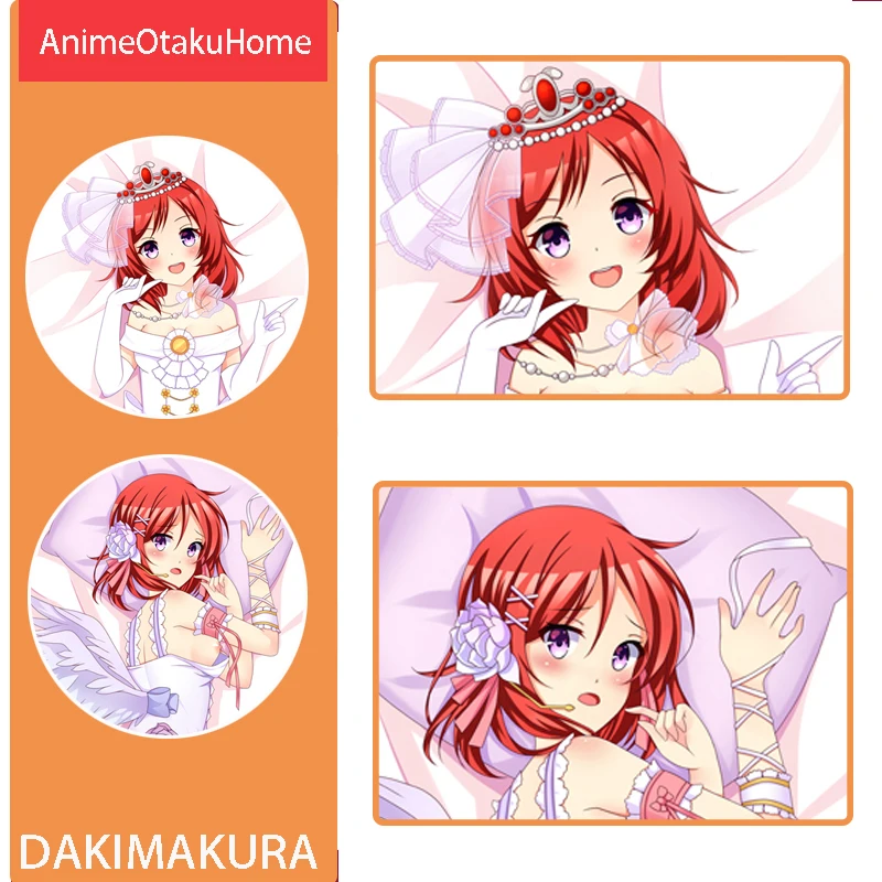 

Anime LoveLive! Maki Nishikino Sexy Lovely Girl Throw Pillow Cover Hugging Body Pillowcase Otaku Bedding Dakimakura Pillow Case