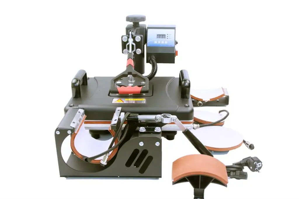 

30*38CM 8 in 1 Combo Heat Press Machine Thermal Transfer Machine Sublimation Machine for Cap Mug Plate T-shirt Printing