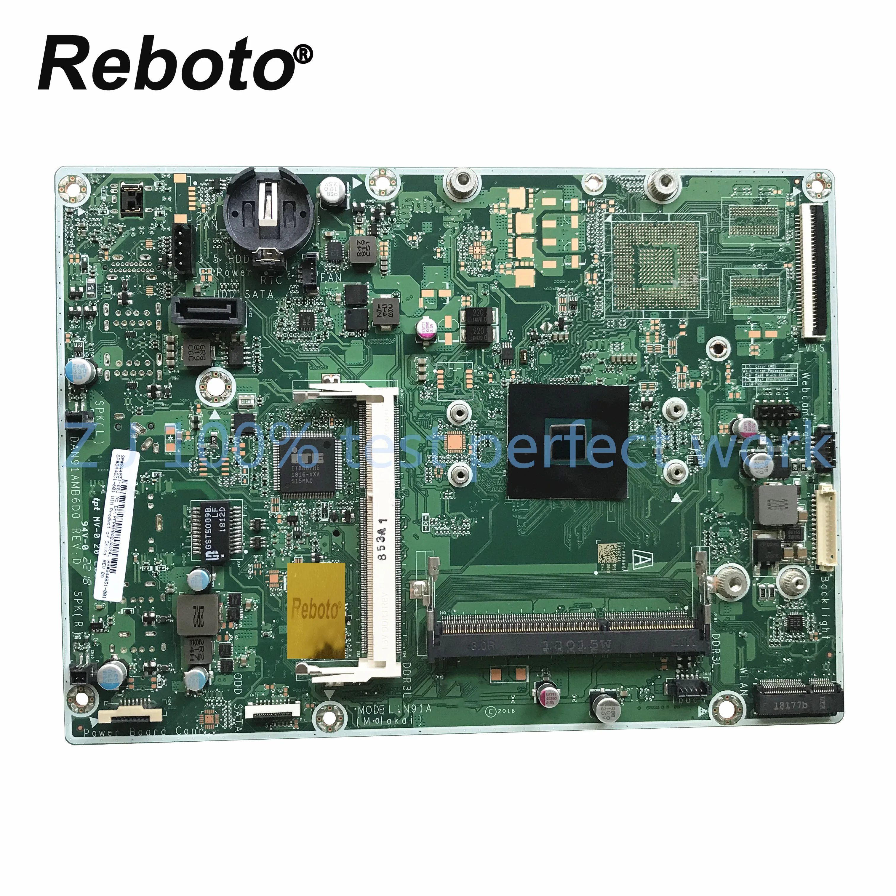 Для HP 20 C 22 B 24 G серии AIO PC материнская плата P/N 844831 001 601 DAN91AMB6D0 N3060 CPU DDR3L MB 100%
