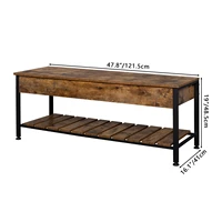 two colors industrial storage bench entryway lift top shoe storage bench in dining room hallway living room metal frame