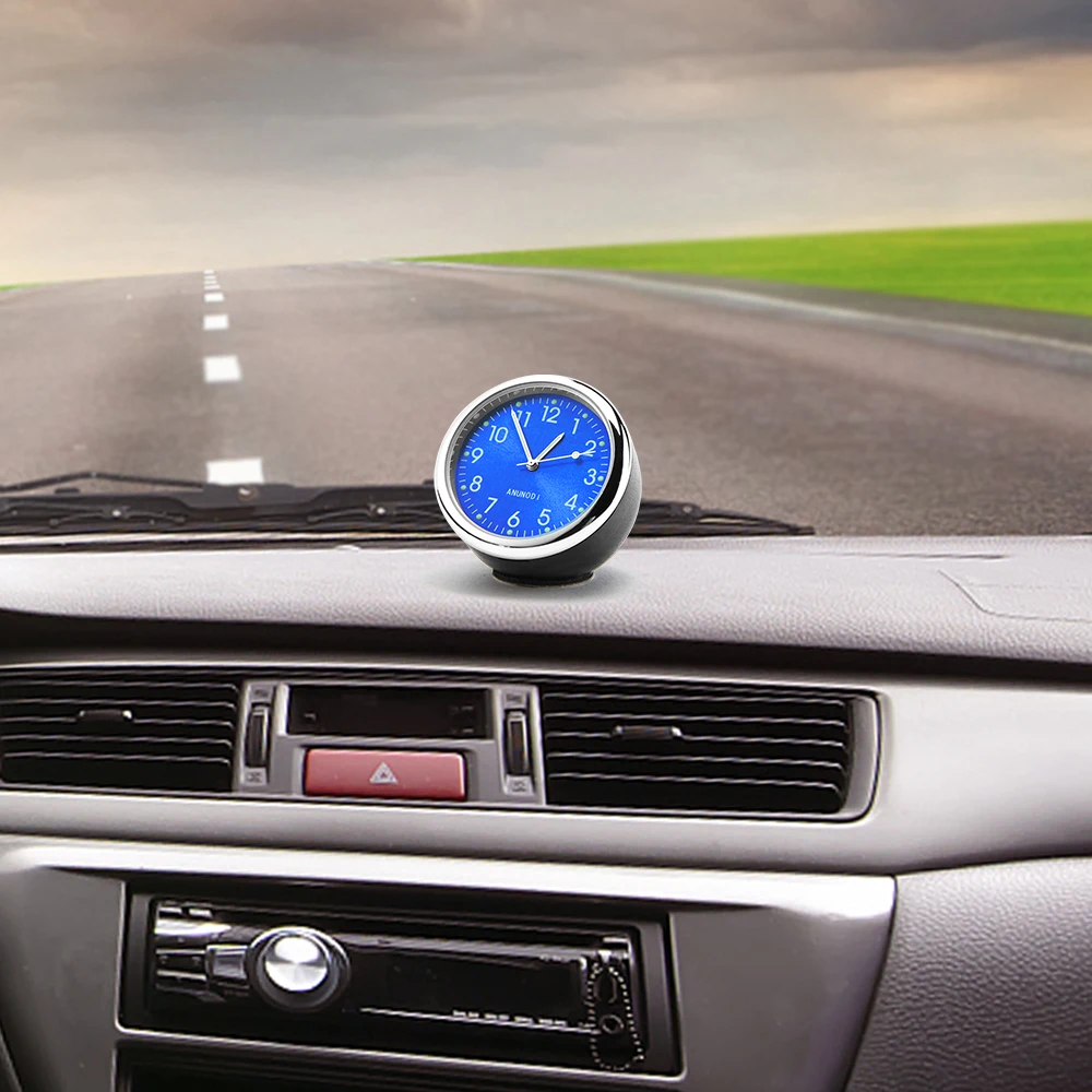 Hippcron украшение автомобиля часы термометр гигрометр светящийся воздушный