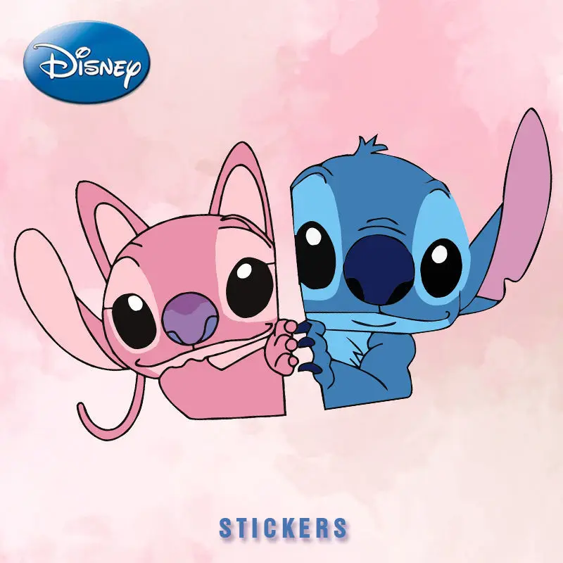 

Disney Cartoon Cute Stitch Car Body Door Stickers Side Decoration Stickers Car Anti-scratch Occlusion Decoration Stickers