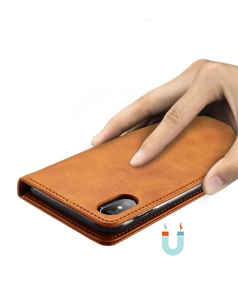 Кожаный флип-чехол для iphone 11 PRO XR X XS максимальный чехол 360 полный защитный противоударный кожаный чехол для iphone 7 8plus 6S 6 PLUS
