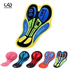 Велосипедные шорты WOSAWE, нижнее белье, подушка, ударопрочные 5d-прокладки, велосипедное основание, подушка из силикагеля 9D для мужчин и женщин