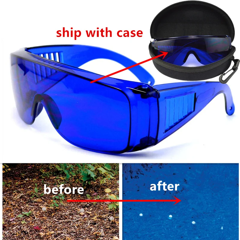 Finder Professional Lenses Glasses,sports Sunglasses Fit For Running Golf Driving,blue Lens