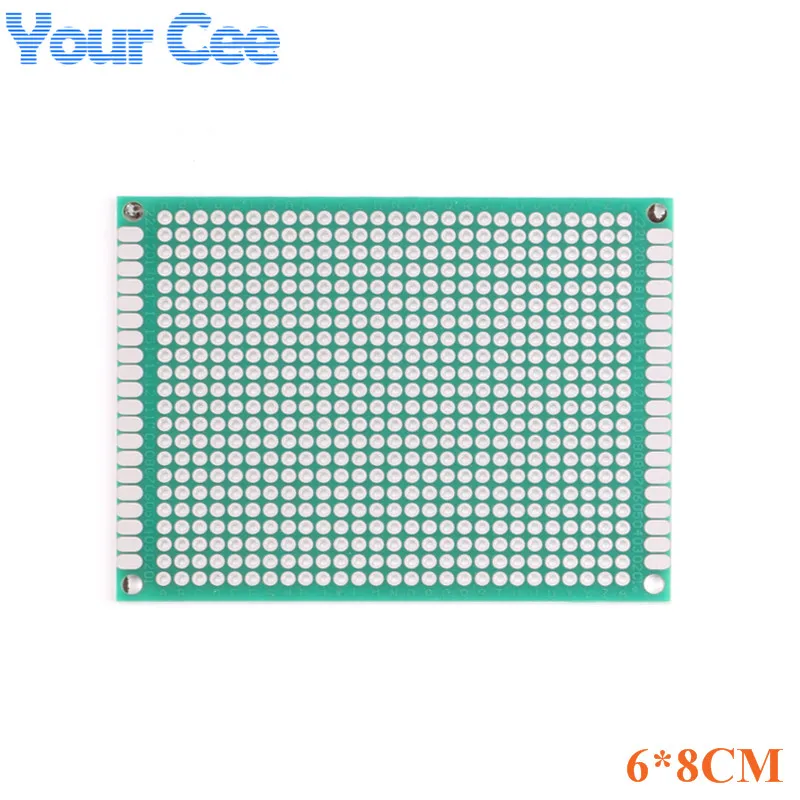 4 шт./лот 2X8 4X6 5X7 6X8 двухсторонний прототип Diy PCB универсальная печатная плата набор