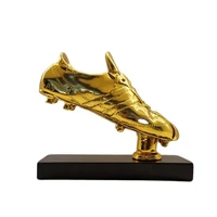 european golden shoe trophy replica soccer best shooter award european golden boot trophy fans souvenirs nice gift resin crafts