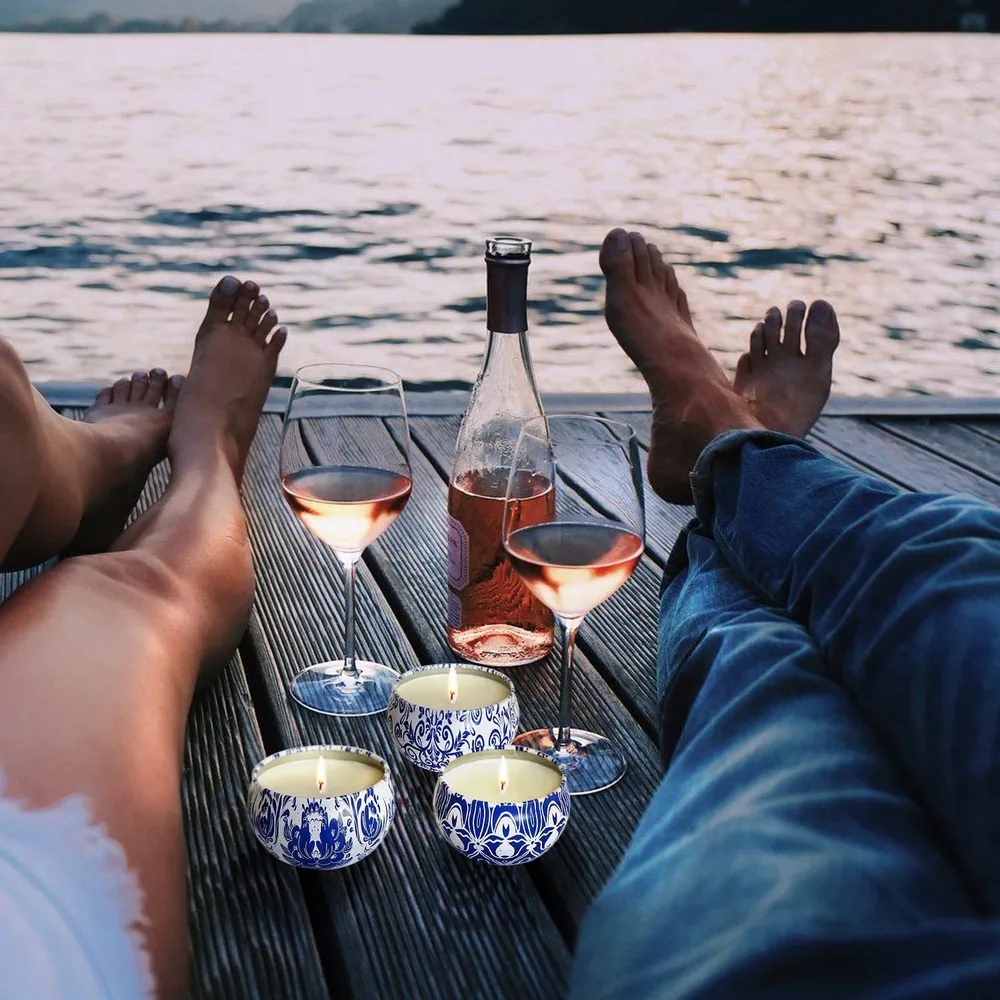 

12Pcs Anti-mosquito Lemongrass Candle Christmas Party Weddings Aromatherapy Candle for Garden Terrace Swimming Pool Camping