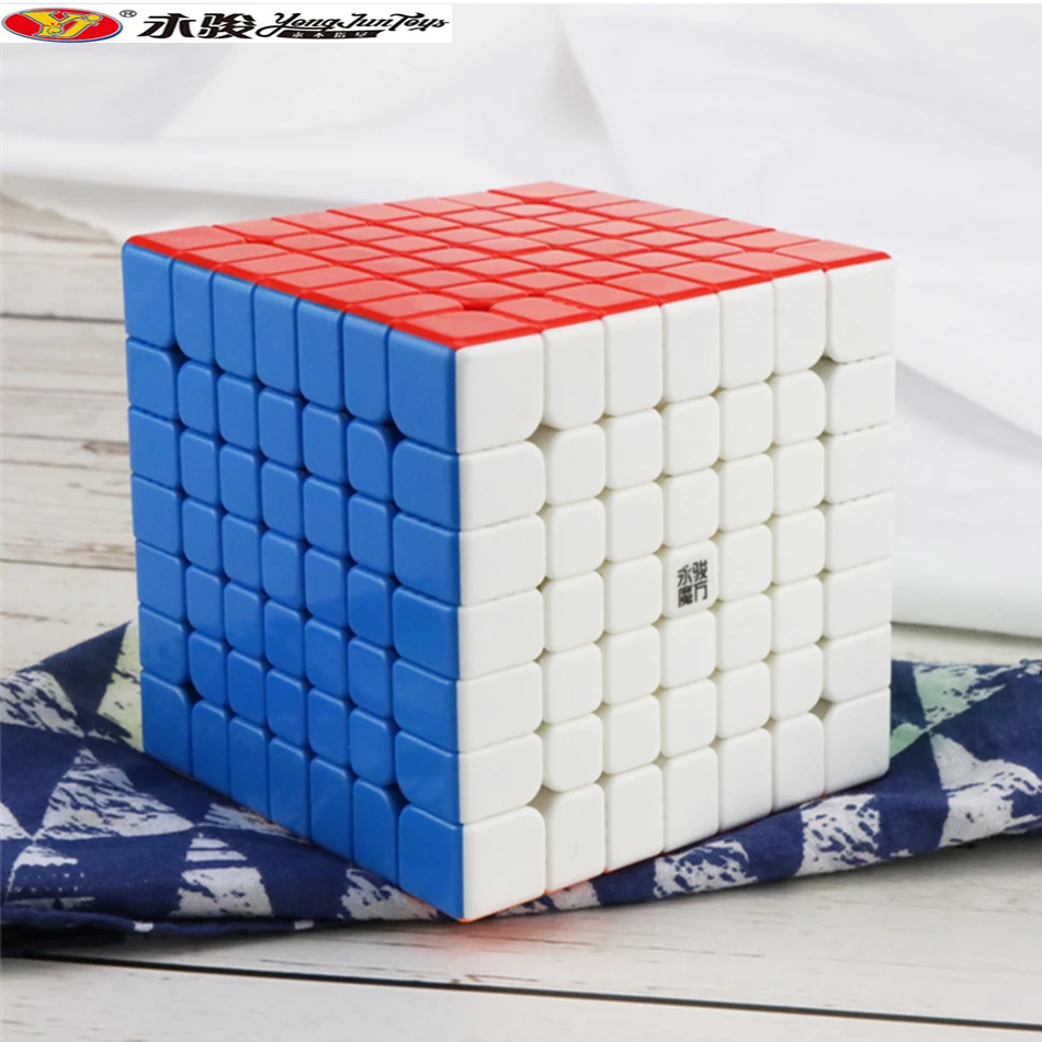 

YongJun Yufu 7x7x7 Magnetic Smooth Speed Magic Cube Professional 7x7 M Puzzles For Adults Antistress Cubes Kids Games Toy