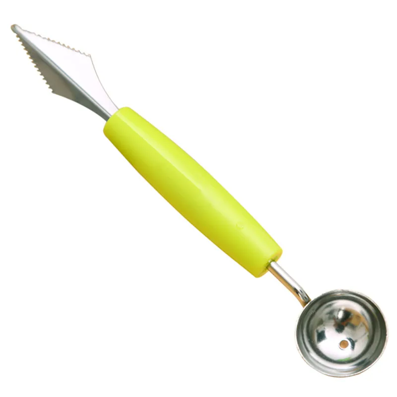 

Creative Ice Cream Dig Ball Scoop Spoon Baller DIY Assorted Cold Dishes Tool Watermelon Melon Fruit Carving Knife Cutter Gadgets