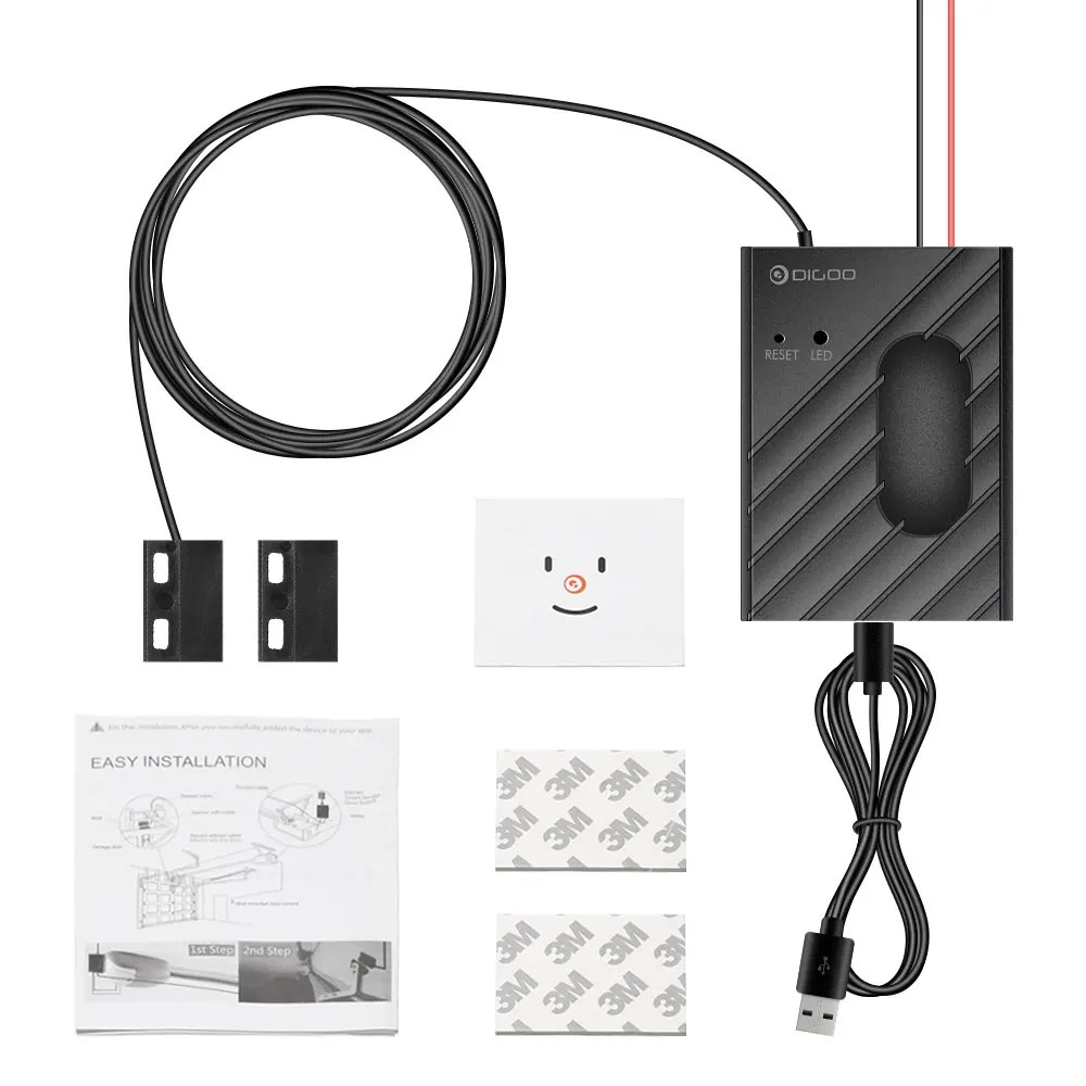 

DIGOO DG-CK400 Garage Door Motor WiFi Smart Controller Sensor APP Control Timing Switch Work With Tuya Amazon Alexa Google Home