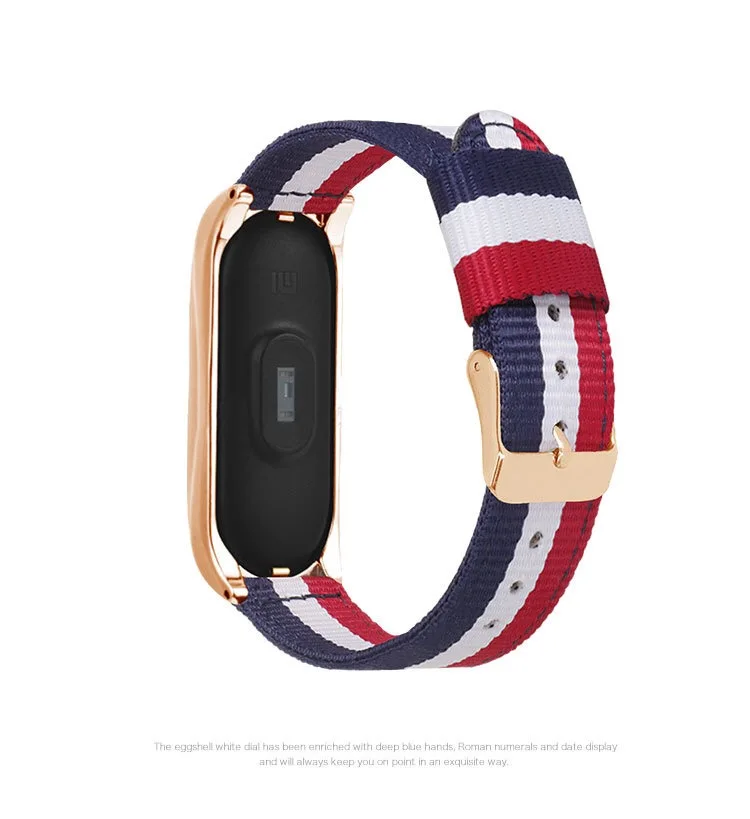Браслет mi Band 4 с нейлоновой петлей сменный для Xiaomi band 3 спортивный браслет