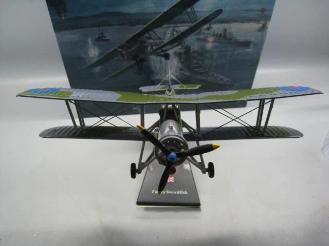 

1/72 Scale WWII Fighter W5856 Royal Airforce SWORDFISH Air Force Diecast Aircraft Plane Model Alloy AirlineToy Collection