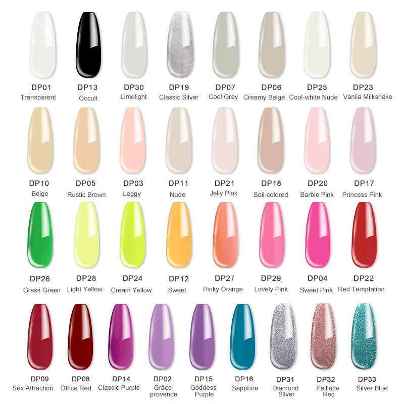 Акриловая пудра для ногтей SAVILAND не нужна лампа акриловый порошок 54 цвета 3D дизайн