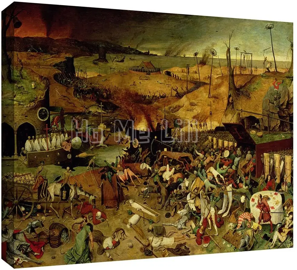 

Death Win Gallery Wrapped Canvas Art Oil Painting Wall Home Decor