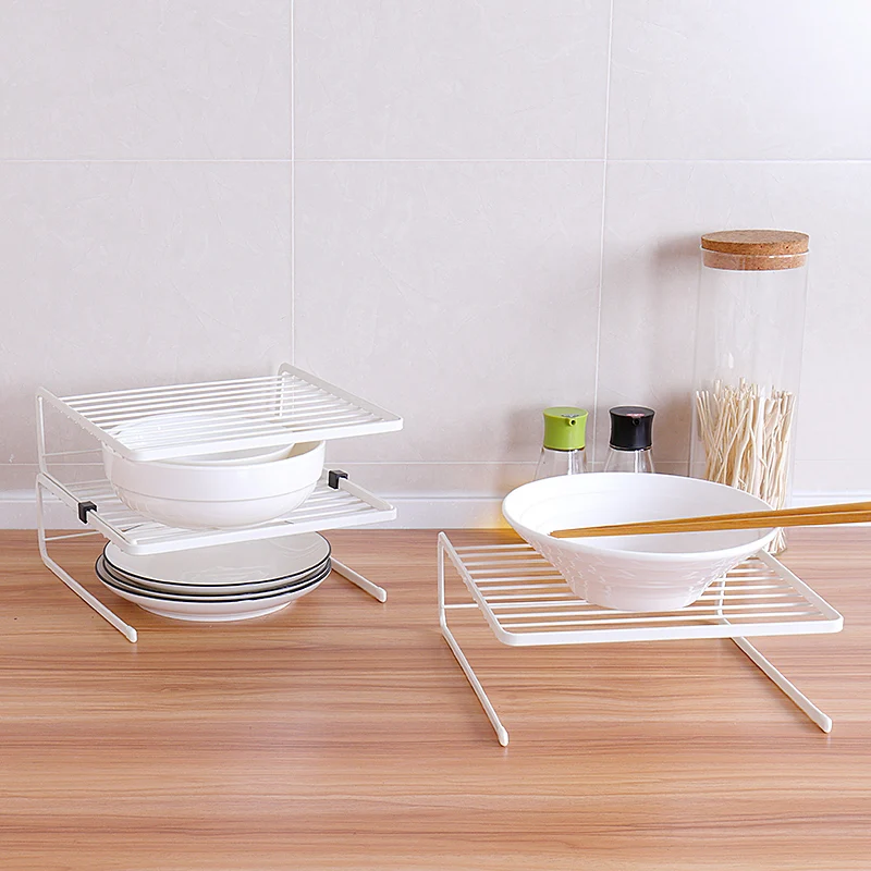 3 уровневый органайзер для кухонной полки тарелок моющих средств губки