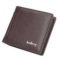 moneybag pu leather billfold fold zipper mulit pocket wallet mens clutch short purse solid color coin cash card holder wallets
