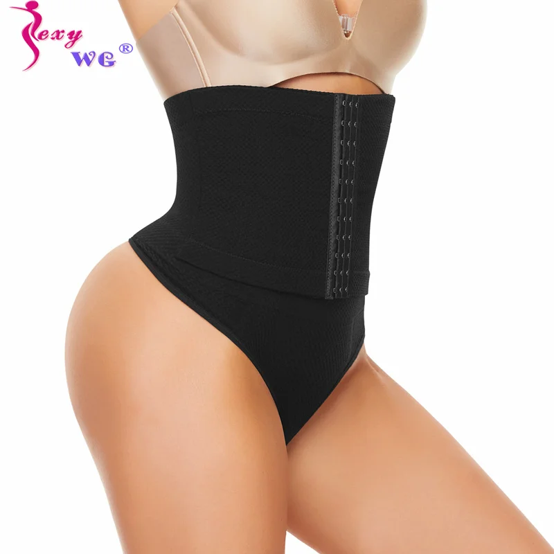 

SEXYWG Booty Push Up Panties Body Shapers Slim Waist Trainer for Women Tummy Control Underwear with Hook Seamless Belly Shapers