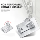 Настенный держатель для ручного душа без отверстий, крючок, цельная алюминиевая подставка, настенный держатель для душа, крючок для хранения, аксессуары для ванной комнаты