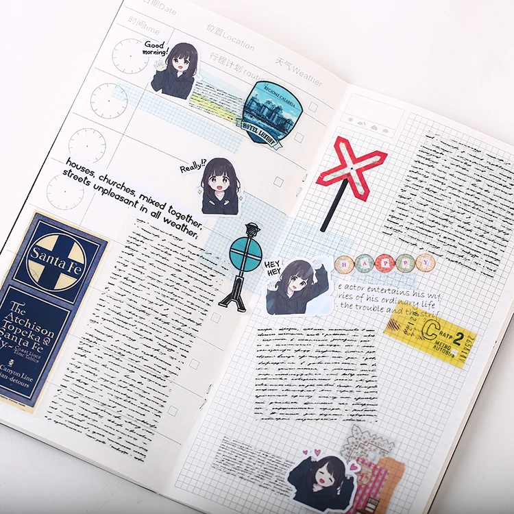 40 шт./упак. прекрасный самодельный Супер девочка Menhera-chan Scrapbooking этикетка наклейка s декоративная наклейка DIY канцелярские принадлежности для альбома