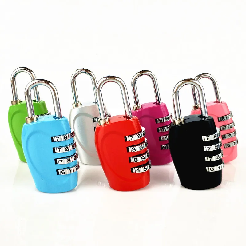 Замок с 4 цифрами замок паролем из цинкового сплава чемодан кодовым замком для