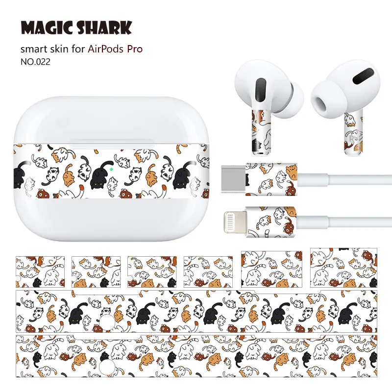 Оригинальный 3 м Чехол-наклейка Magic Shark с мультяшным губкой Бобом милым миньоном