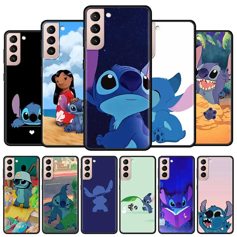 

Милый мультяшный Мягкий защитный чехол Lilo для Samsung Galaxy S10 S20 S21 FE S20 Plus S21