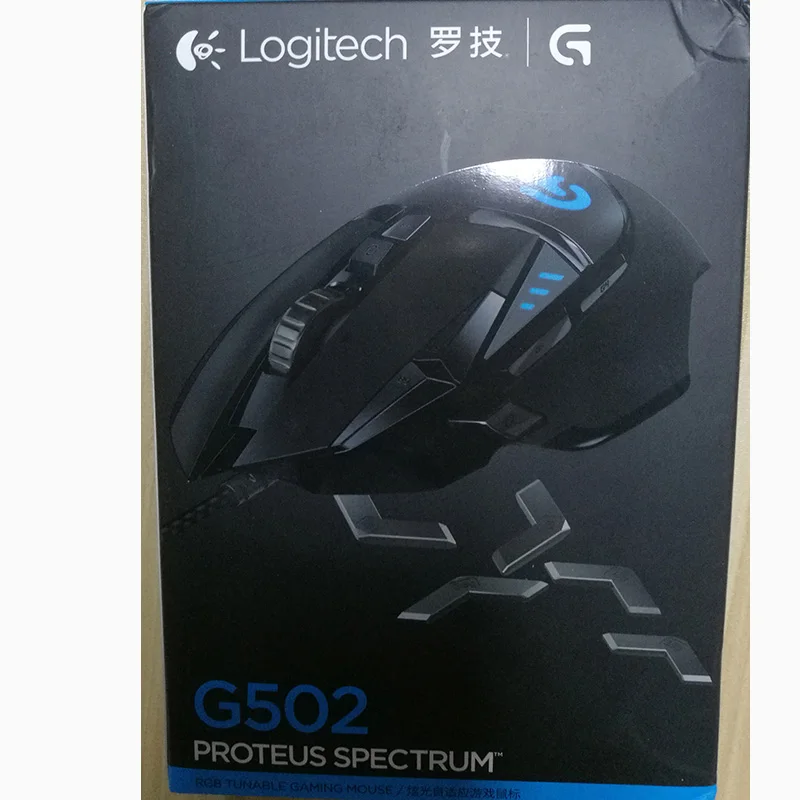 Проводная игровая мышь logitech G502 PROTEUS SPECTRUM HERO с настраиваемой игровой мышью 12000 dpi с Delta Zero для всех геймеров - Цвет: G502 PROTEUS