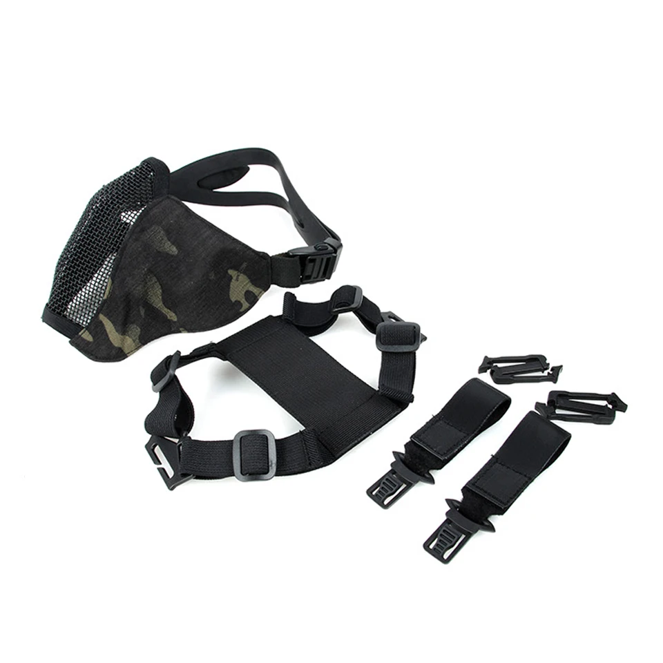 

TMC New Tactical Half Face Action Mask Metal Mesh TMC2589
