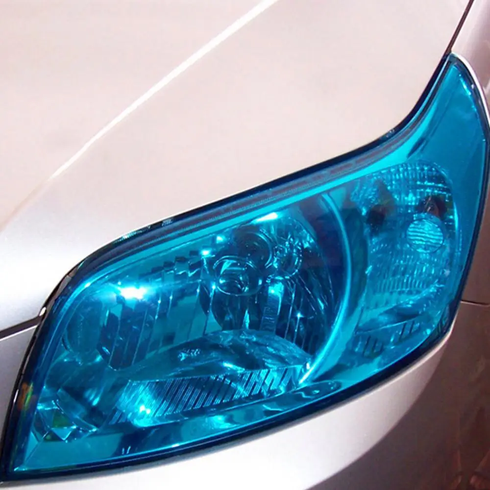 

80% Dropshipping!!Universal Multicolor Headlights Taillight Fog Lamp Self Adhesive Vinyl Tint Film