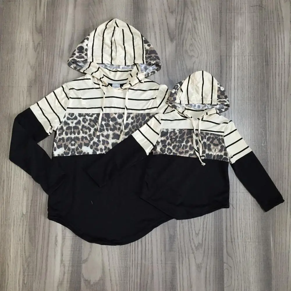 Одежда для мамы и меня детская одежда с леопардовым принтом девочек 3 предмета