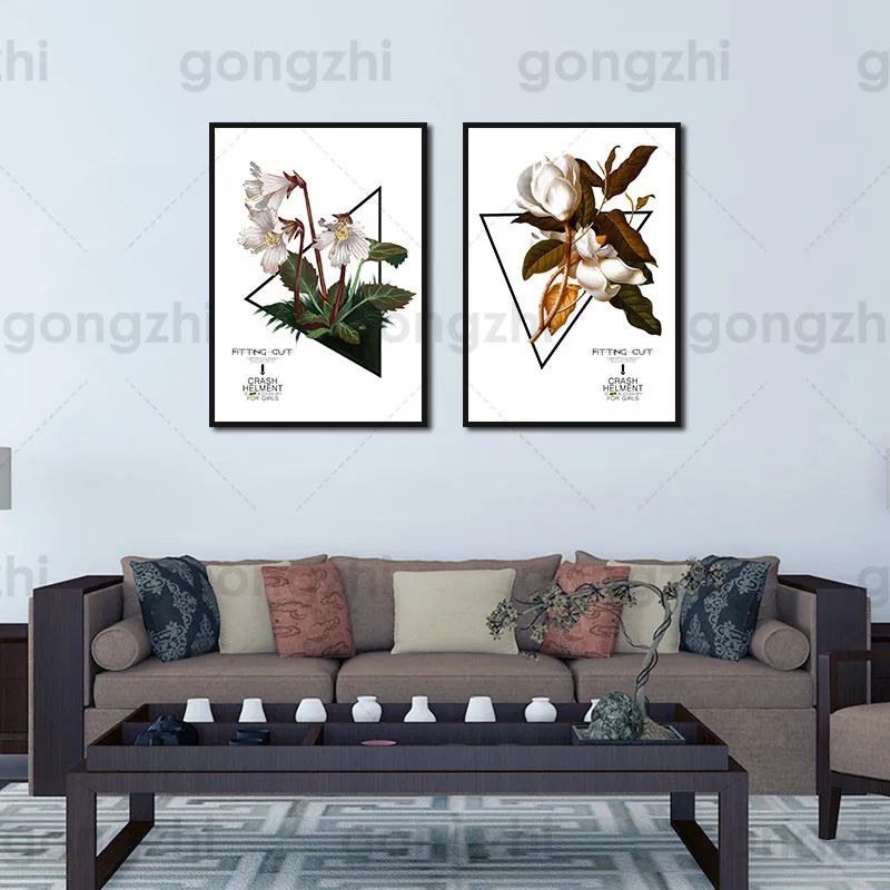 Абстрактная Картина на холсте из чистого хлопка с орхидеей для гостиной спальни