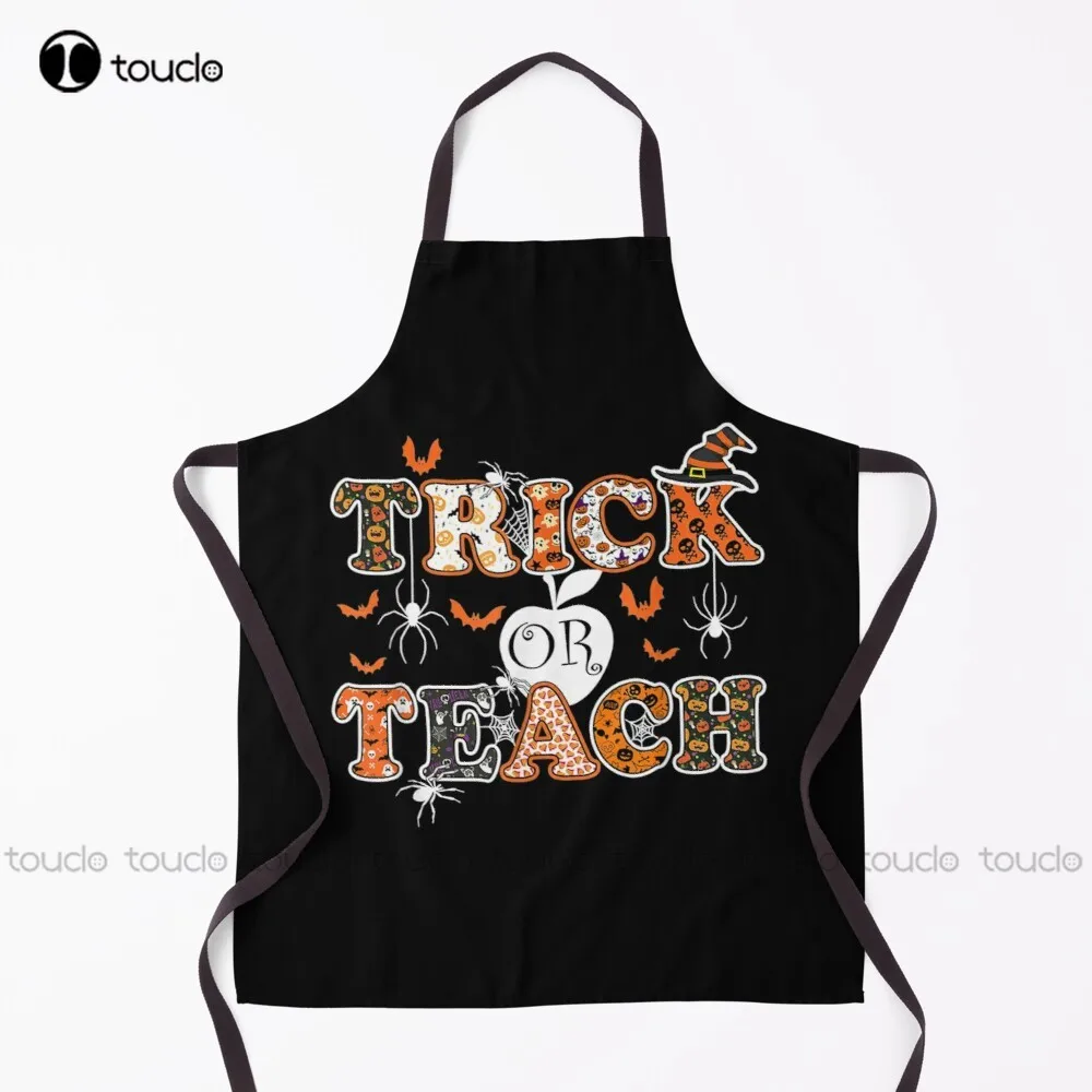 

Funny Teacher Halloween Costume trick or teach cute halloween happy trick or teach For school halloween early teacher Apron