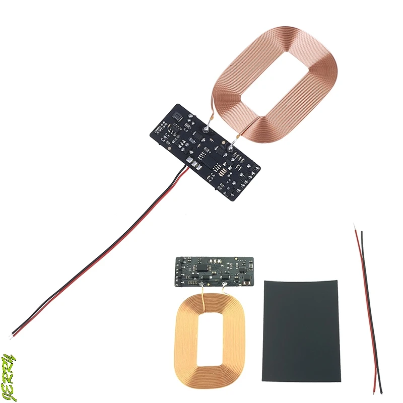 Hot Selling Qi Wireless Charging Standard Universal Charger PCBA Circuit Board With Coil DIY QI Receiver | Мобильные телефоны и