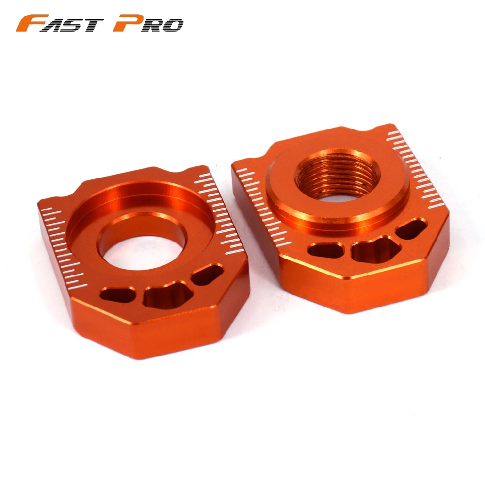 CNC сзади цепь Настройщик ось блока для KTM SX F XC EXC W XCF 85 125 150 300 350 450 530 SX85 EXC250 EXC300|chain