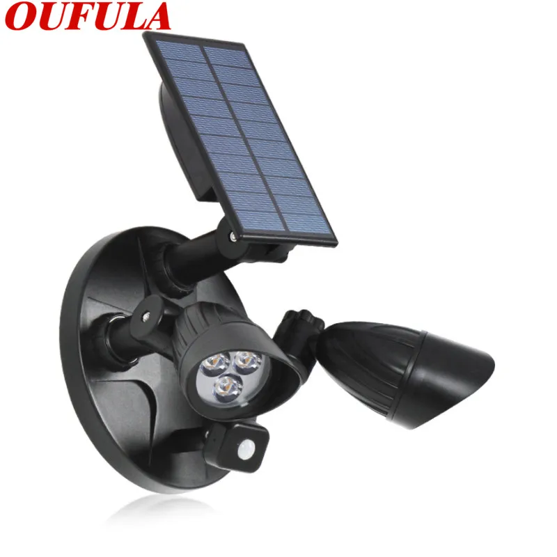 Уличный настенный светильник OUTELA на солнечной батарее встроенный уличный фонарь