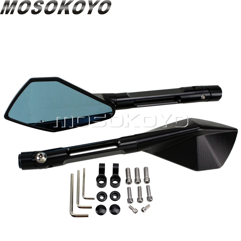 Боковое зеркало заднего вида мотоцикла CNC алюминиевые зеркала для FZR YZF Fazer Yamaha