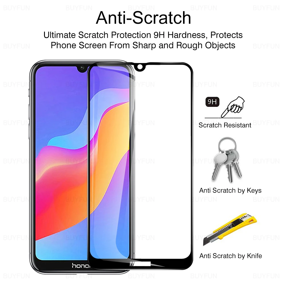 Защитная пленка для экрана Honor 8A Pro 8 S Prime A apro aprime A8 S8 полное покрытие |