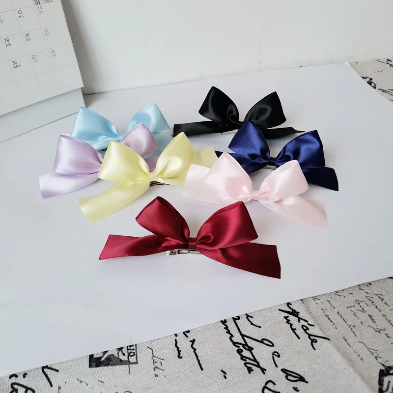 Заколка для волос с бантом и трехмерными ушками кролика в стиле &quotЛолита&quot из