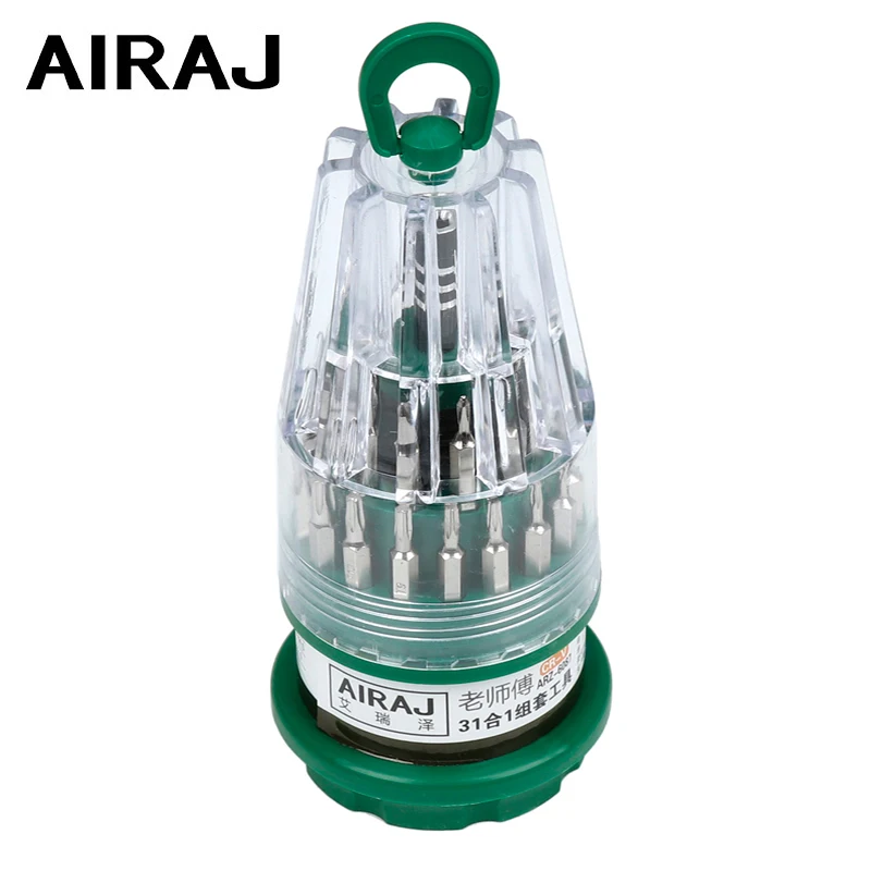 

AIRAJ 31/33/45 in 1 Screwdriver Set of Screw Driver Bit Set Multi-function Precision Mobile Phone Repair Device Hand Tools
