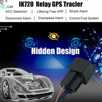 relay gps tracker car gps locator cut off oil fuel ik720 car tracker real time track free app