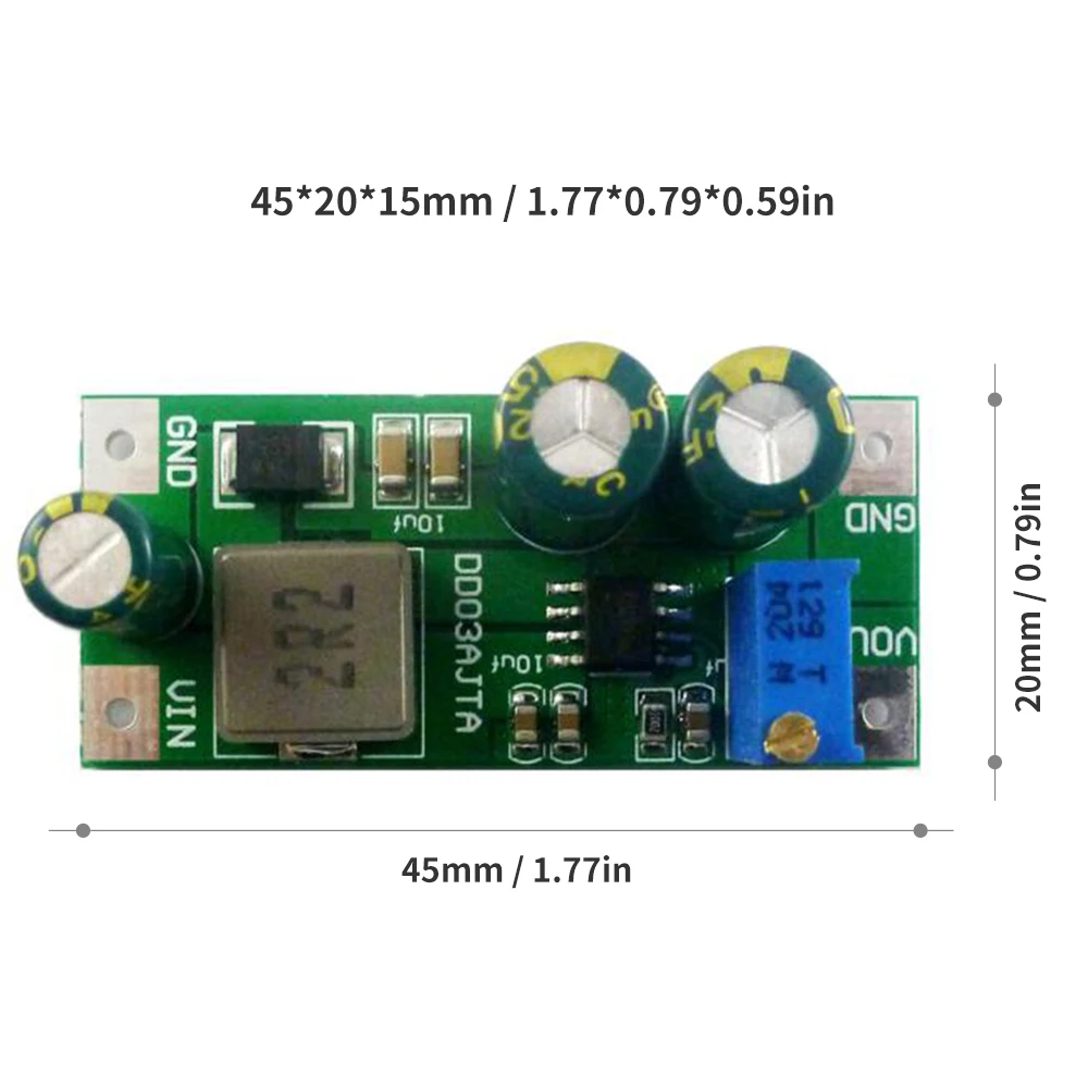 

DCtoDC Boost Converter Module DC2.7-5.5V to DC3.5-24V Output Voltage Adjustable Step-up Circuit Board