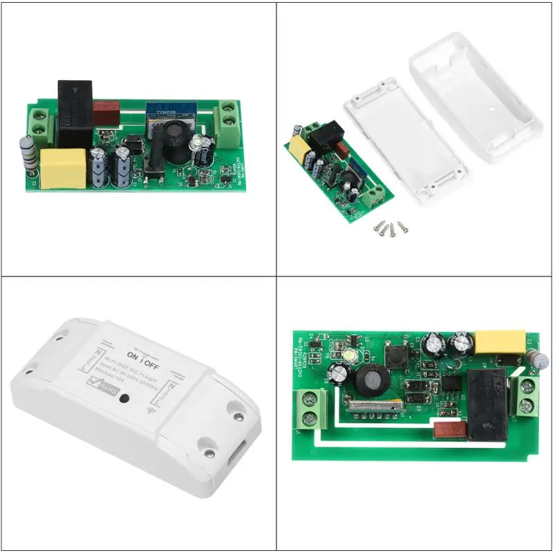 

Wifi Smart Switch power supply Wifi Modification Parts 10A/2200W Wireless Switch Timer Remote Voice APP For Alexa Google Home