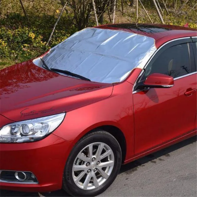 190T полиэстер тафты Защитная Авто Переднее Окно экран лобовое стекло Анти снег