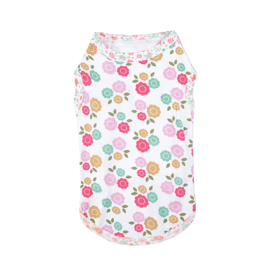 Рубашка для домашних питомцев Transer Dogs дышащая Удобная майка красного цвета с