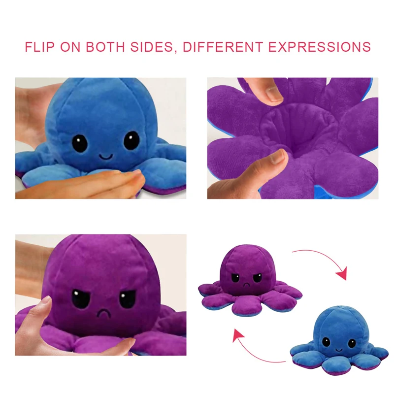 

CuteSoftSimulationFlip PlushKidsChristmasGiftDouble-sidedFlipPlushToyChirdrenBirthdayGiftfastshipping