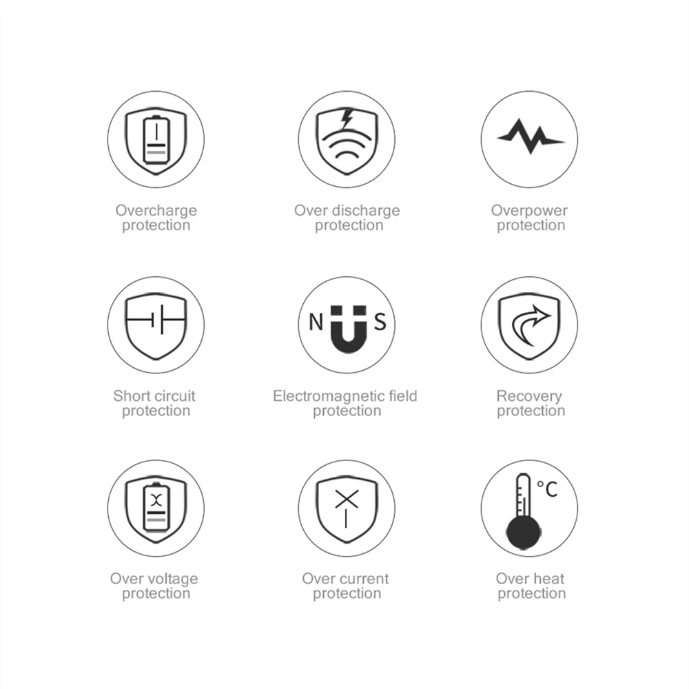 Внешний аккумулятор 20000 мАч 4 кабеля зеркальная поверхность быстрая зарядка